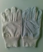 cow split leather working gloves